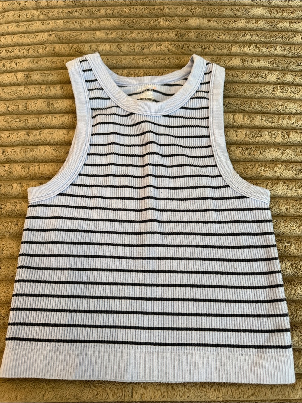 Free people striped tank slightly cropped
